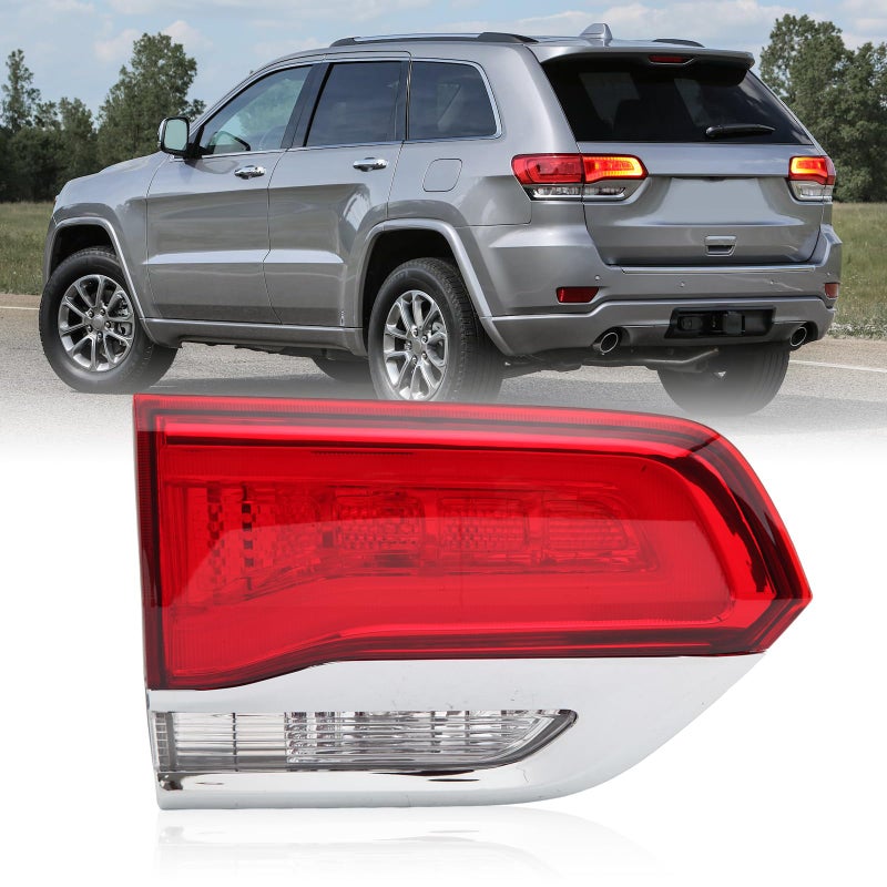 Clidr Inner Tail light for 2014-2021 Jeep Grand Cherokee Laredo/Limited/Overland/Summit CH2802105 68110047AB Driver Side (Left) - Image 1